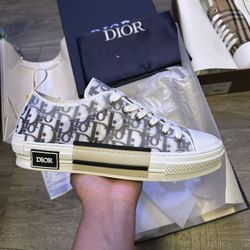 White And Gray Dior B23 Low top 