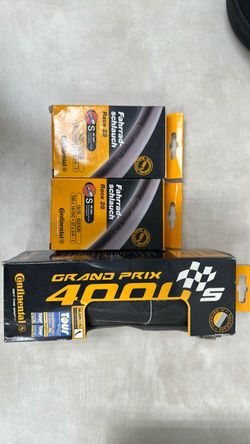 Continental Grand Prix 4000S Tire and Race 28 Tubes