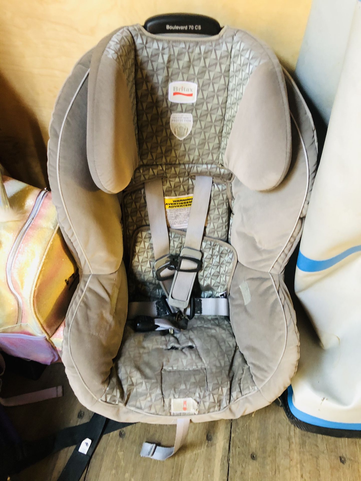 Britax Boulevard 70 CS Convertible Car Seat (Previous Version), Silver Birch (Prior Model)