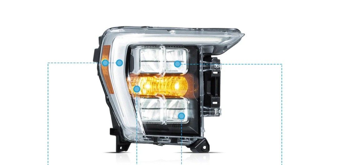 21-24 f150 headlight