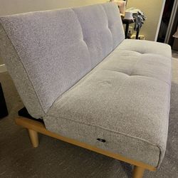 Easy Fold Mid-Century Modern Futon 