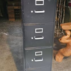 Black Filing Cabinet