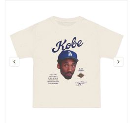 Kobe LA Dodgers Tribute shirt