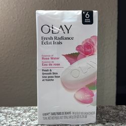 Olay Fresh Radiance With Notes Of Rose Water Beauty Bar 6ct 