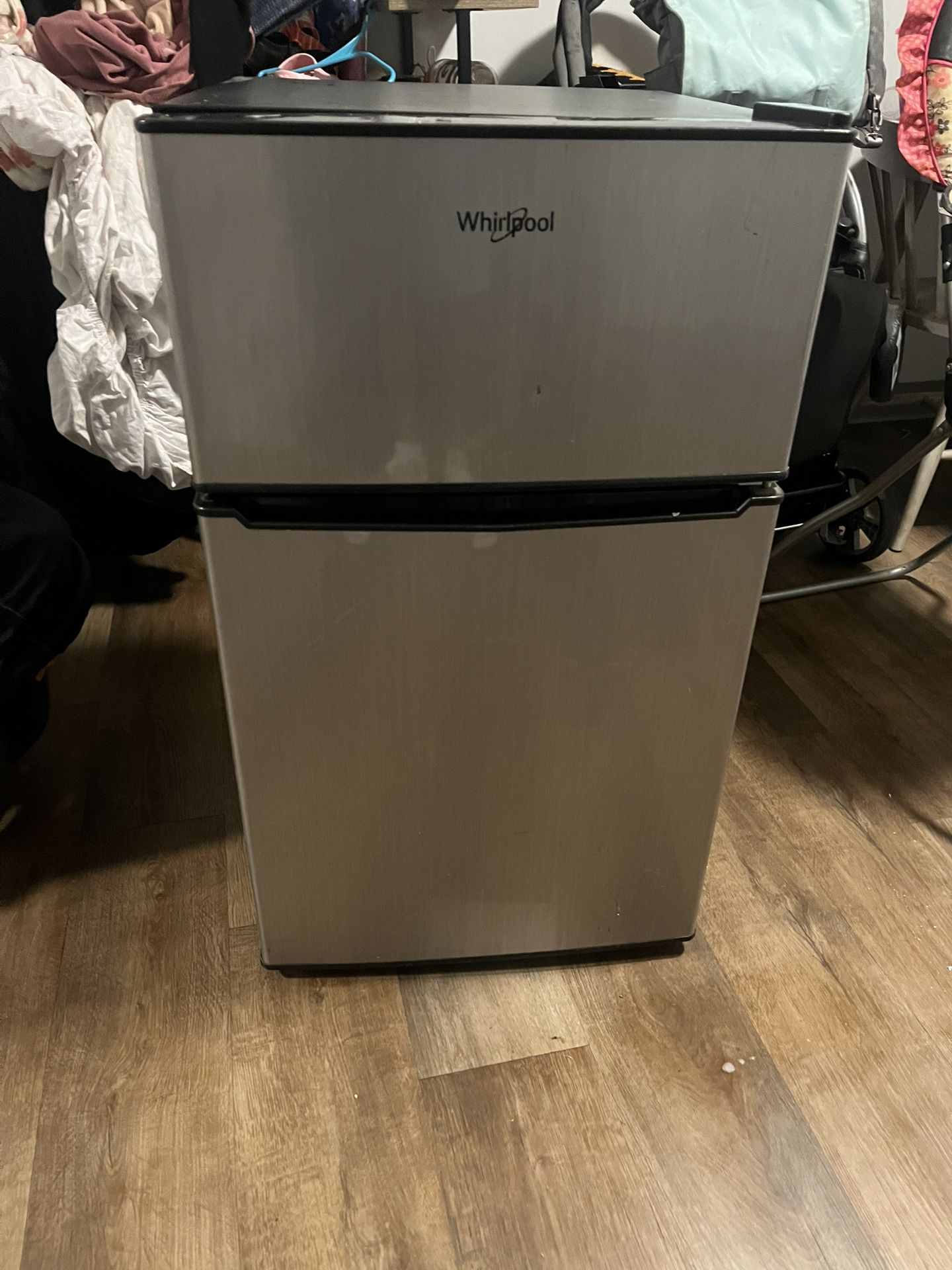 Whirlpool Stainless Steel Mini Fridge!
