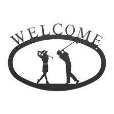 Golfer's Welcome Sign 11" x 8" Made in NY