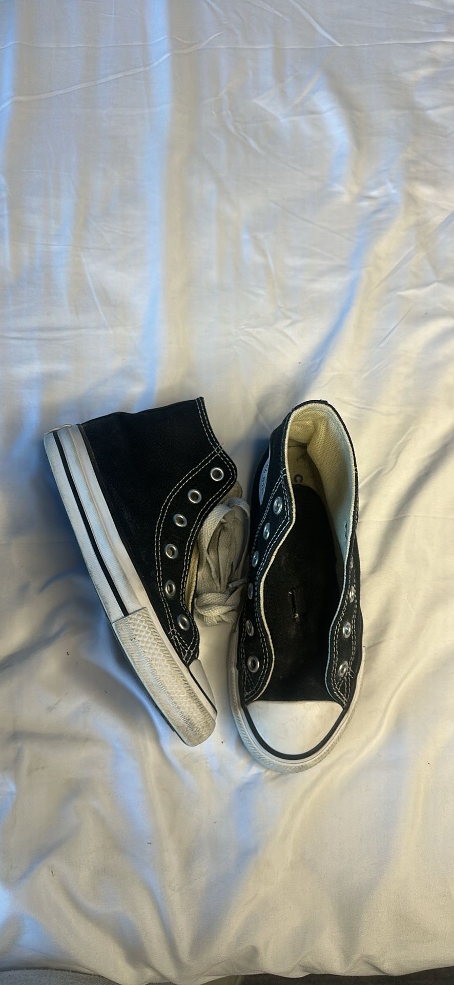 KIDS SIZE 12 BOY’S MID CLASSIC BLACK CONVERSE