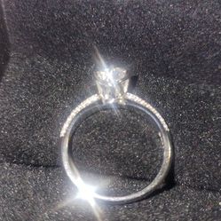 1 Ctw Moissanite Promise Ring