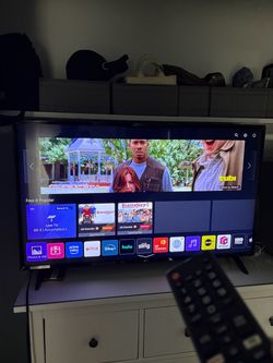 43 inch smart tv with remote