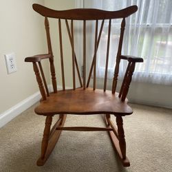 1960’s Wooden Child’s Rocking Chair