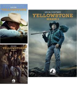Yellowstone The Complete Seasons - Set di scatole DVD da 1 a 3