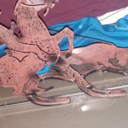 Rodeo Cowboy Metal Die Cutout