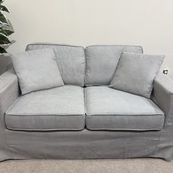 Brand new 58“fabric love seat sofa for home Office 、apartment or small space