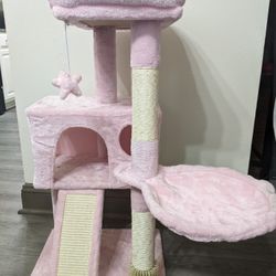 Pink Cat Tree