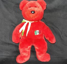 TY Beanie Baby Osito Mexico Bear