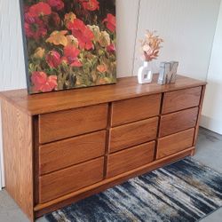 WOODEN LONG DRESSER 