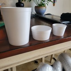 Styrofoam cups 3 sizes
