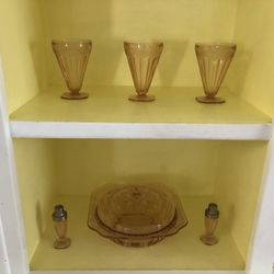 Depression Glass Set
