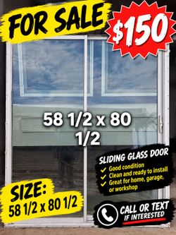 Sliding glass door