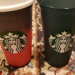 Starbucks cups