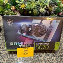 MSI GeForce RTX 5070 12G GAMING TRIO OC (brand new, sealed)