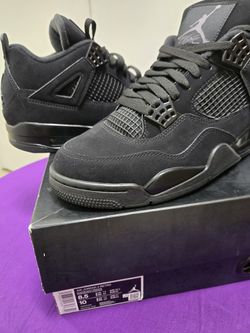 Air Jordan 4 Retro Black Cat (OG 2020) Size 8.5 