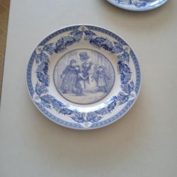 First issue Victorian Children Plate Collection "Snowman"