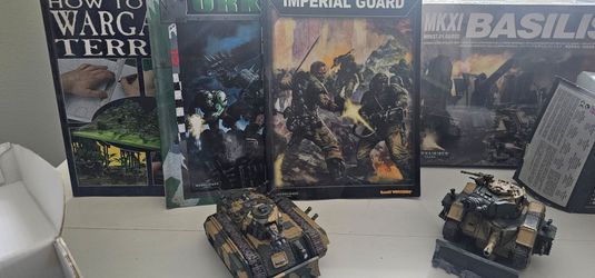 Games Workshop Warhammer 40K Orks & Imperial Guard Basilisk Lot