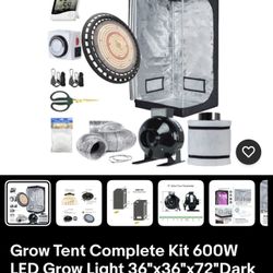 TopoLite Grow Tent Room Complete Kit