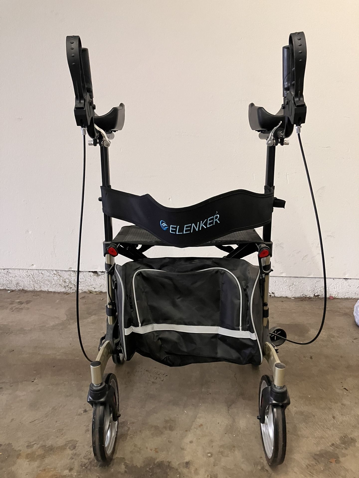 Elenker Upright Walker Standup Folding Rollator Walker For Seniors