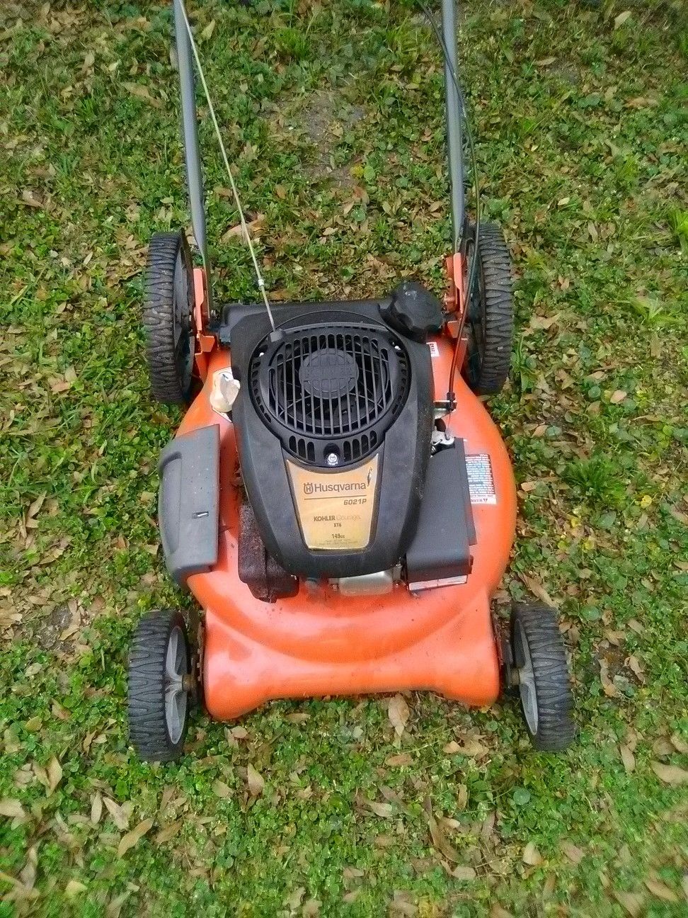 Push mower call {contact info removed}