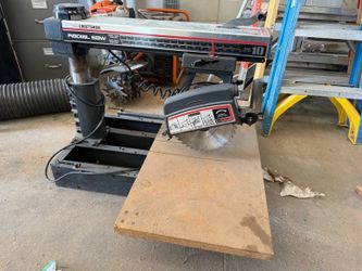 Craftsman 10-inch radial arm saw + items in listing