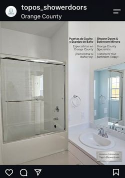 shower door/ puertas de ducha