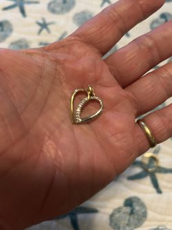 Solid Gold Heart Diamonds 10k Gold Value