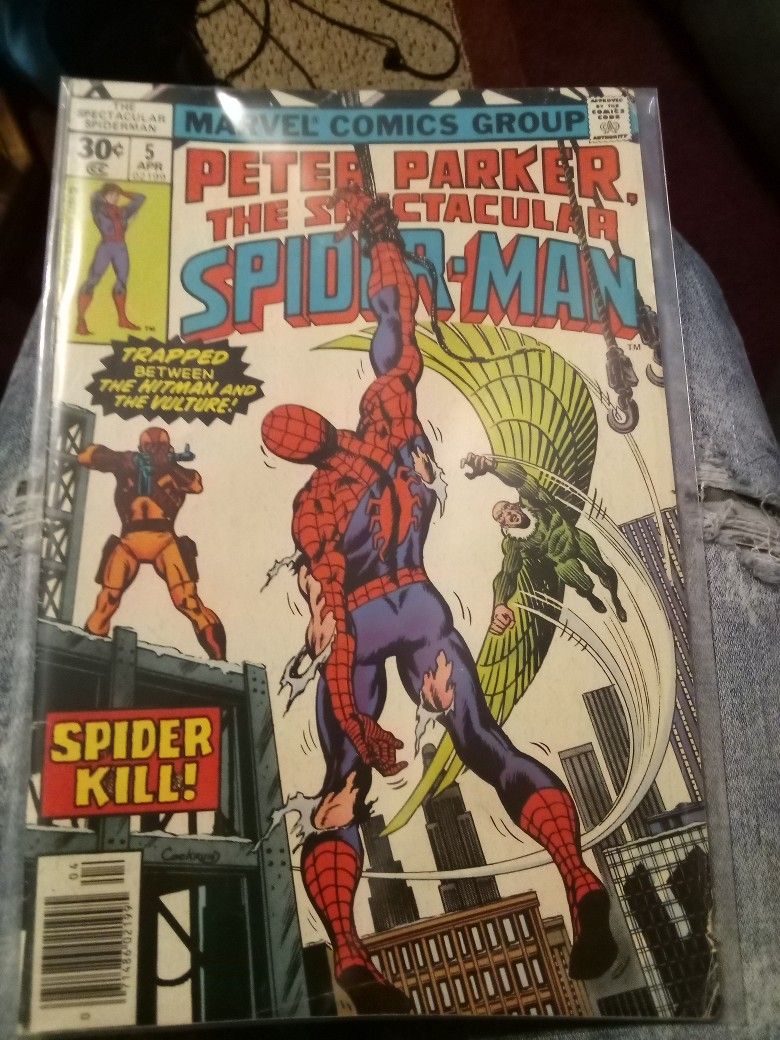 Spider-Man Peter Parker Comic Books In Plastic Covers