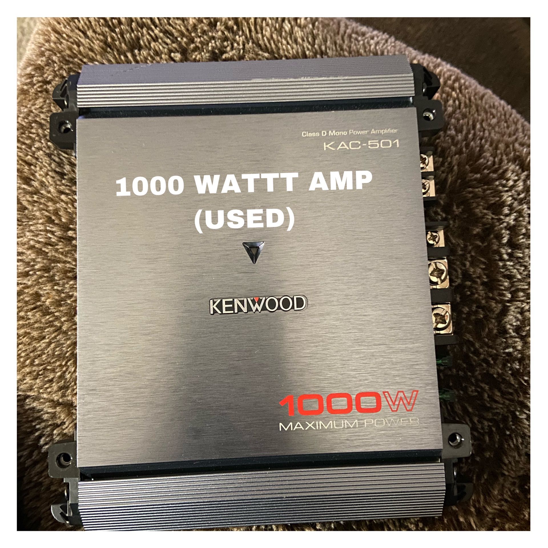 1000 WATT AMP