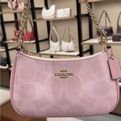 Authentic Pink Teri Coach bag 