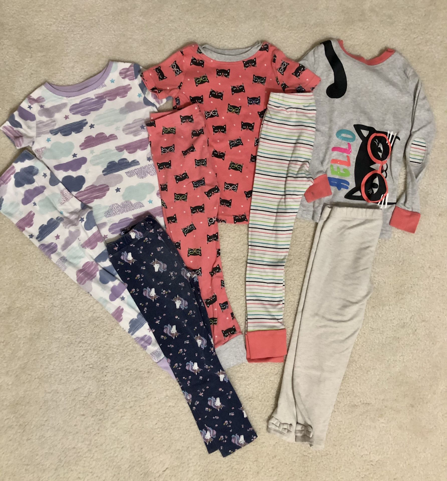 5T Girl Clothing Pajamas & Pants