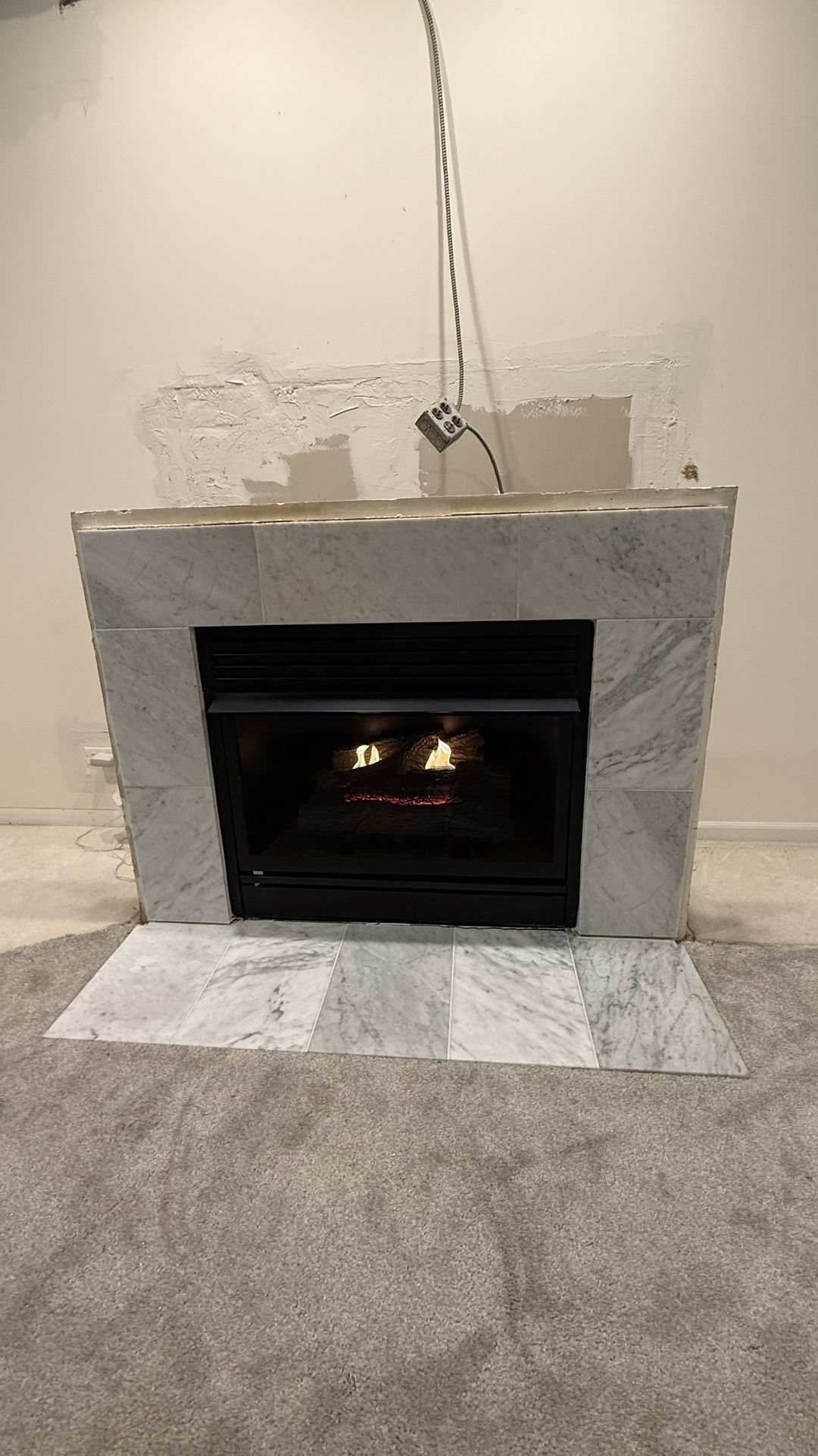 Natural Gas Fireplace