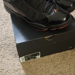 Size 11- Jordan 6 Rings Black Infrared