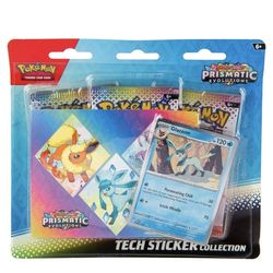 Pokemon Prismatic Evolutions Tech Sticker Collection