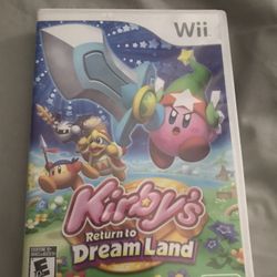 Lnew Nintendo Wii Kirbys Return To Dreamland game only $30 firm see all pictures
