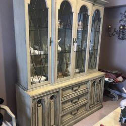 French Country China Cabinet