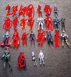 Marvel and Star Wars toys