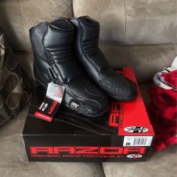 Joe Rocket Razor Boot Black Motorcycle Boot Size 12