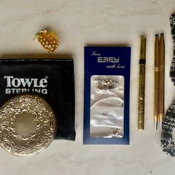 Sterling Silver Mirror, Silverware, Ice Bucket