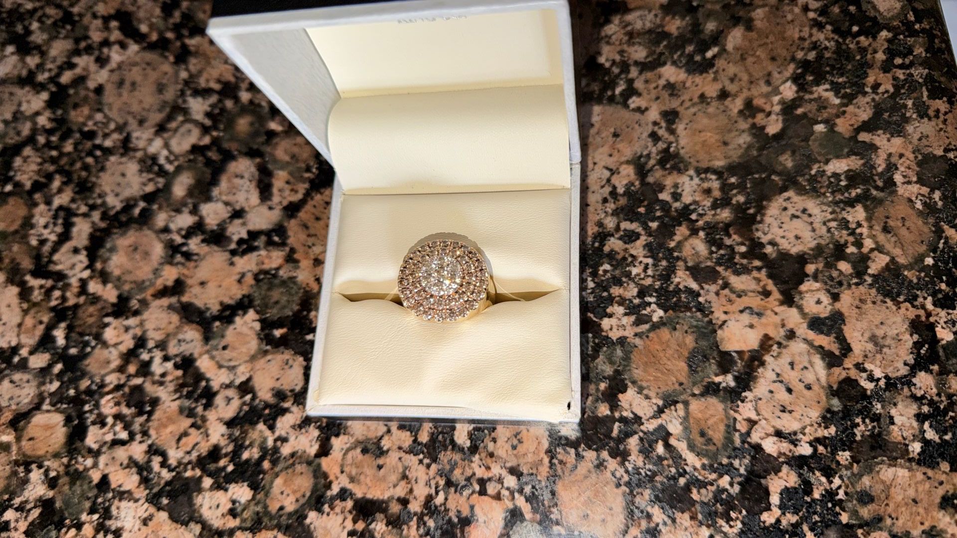 3.67Carot Natural Diamond Ring 14k Gold