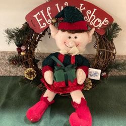 Christmas Elf Wreath NEW 