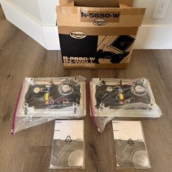 Klipsch (R-5650-W) In-Wall-Loudspeaker: Quantity of 2 - White Purchased for a project but did not use. Firm Price