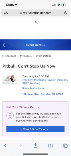 Pitbull Tickets Can’t Stop Us Now Tour